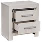 Ashley Zyniden 2-Drawer Nightstand in Silver, , large