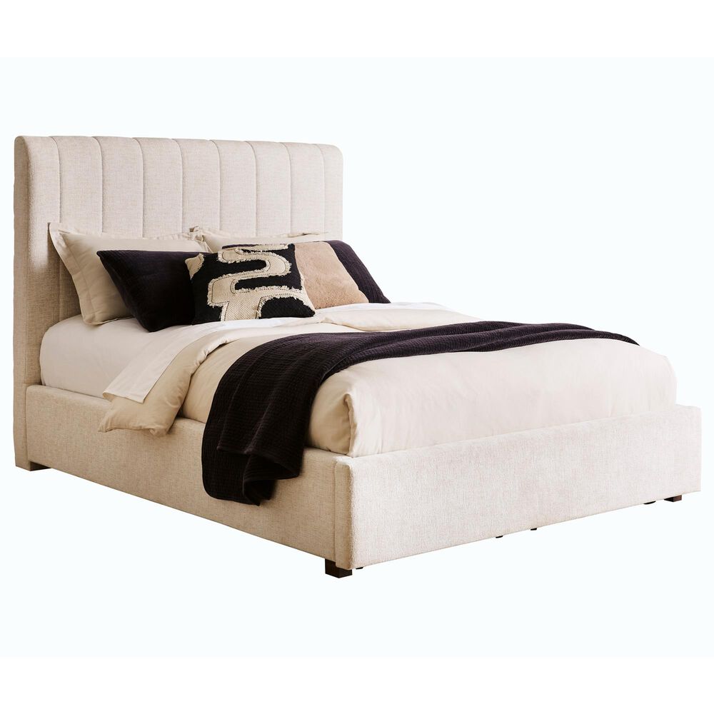 Ashley Shoralli Queen Upholstered Storage Bed in Beige, , large
