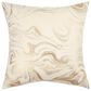 Rizzy Home Abstract 20" Down Filled Pillow in Ivory/Gold, , large
