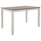 Ashley Skempton 7-Piece Counter Height Dining Set in White and Light Brown, , large