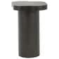 Maple and Jade Pedestal Accent End Table in Black, , large