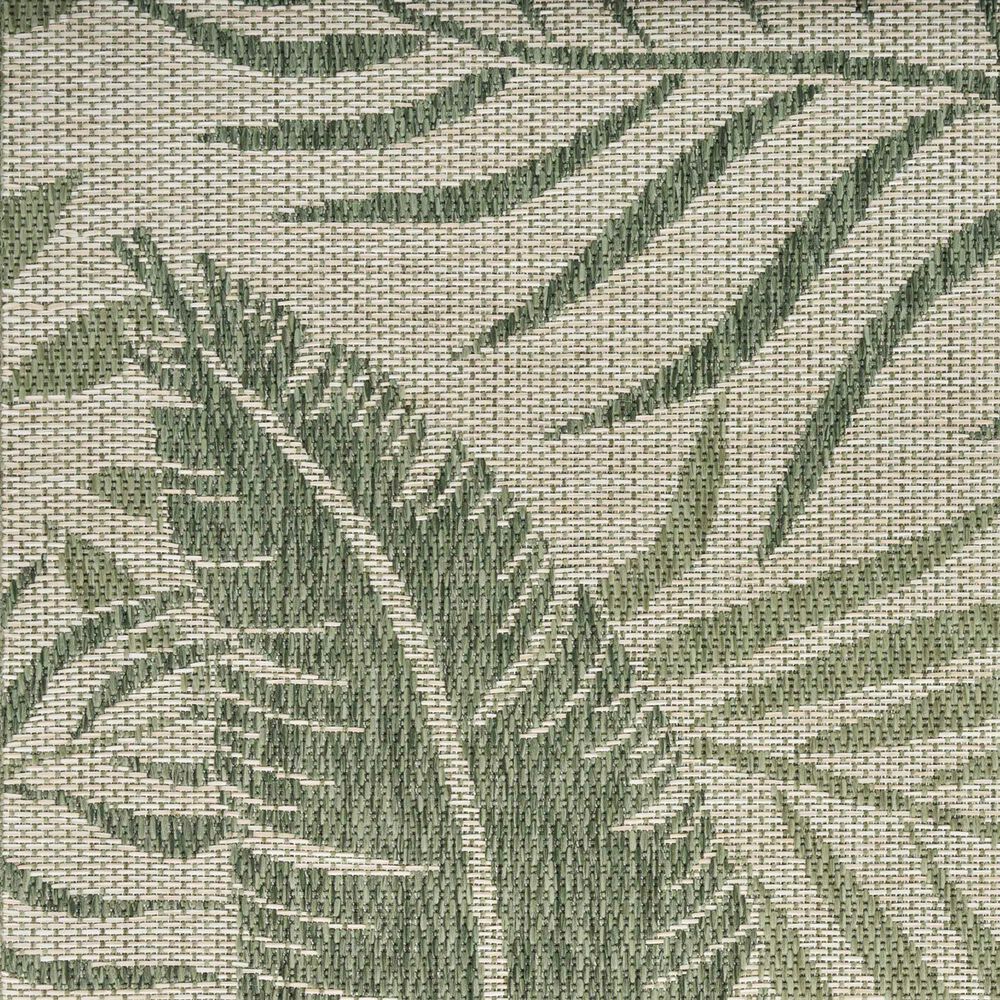 Nourison Garden Oasis GOA02 Ivory and Green 8&#39; x 10&#39; Indoor/Outdoor Area Rug, , large