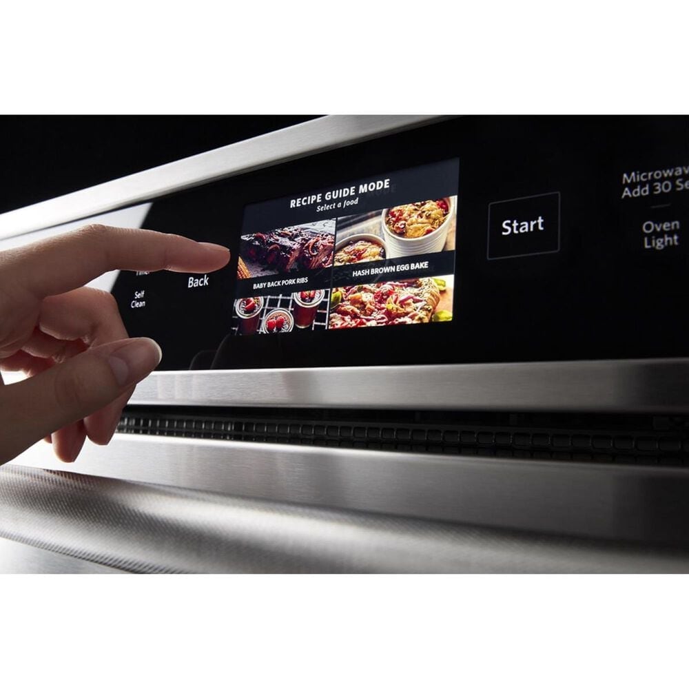 KitchenAid 30&quot; Wall Oven with Microwave Combo Smart in Stainless Steel, , large