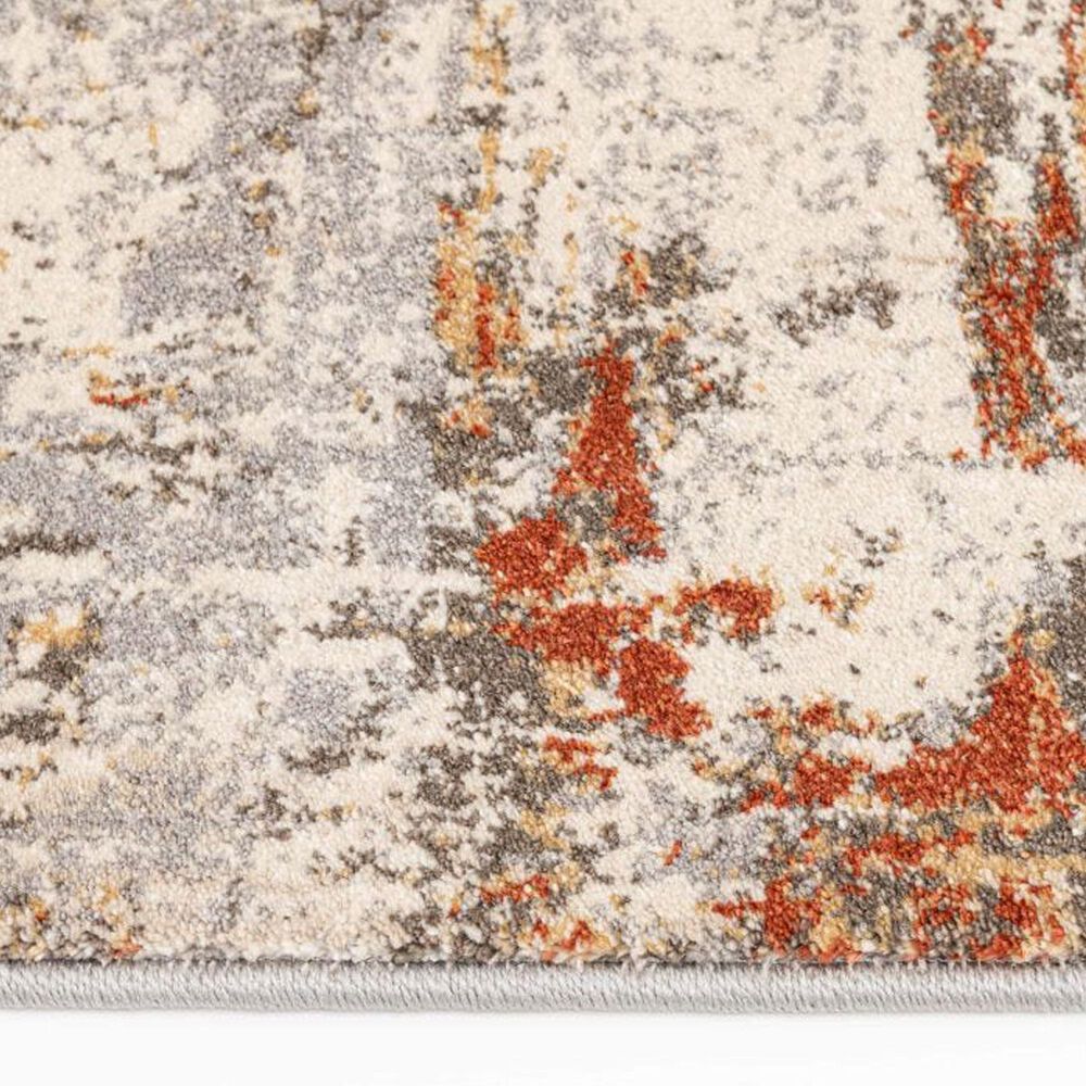Central Oriental Montville Desmonia 7&#39;10 x 9&#39;10 Storm and Spice Area Rug, , large