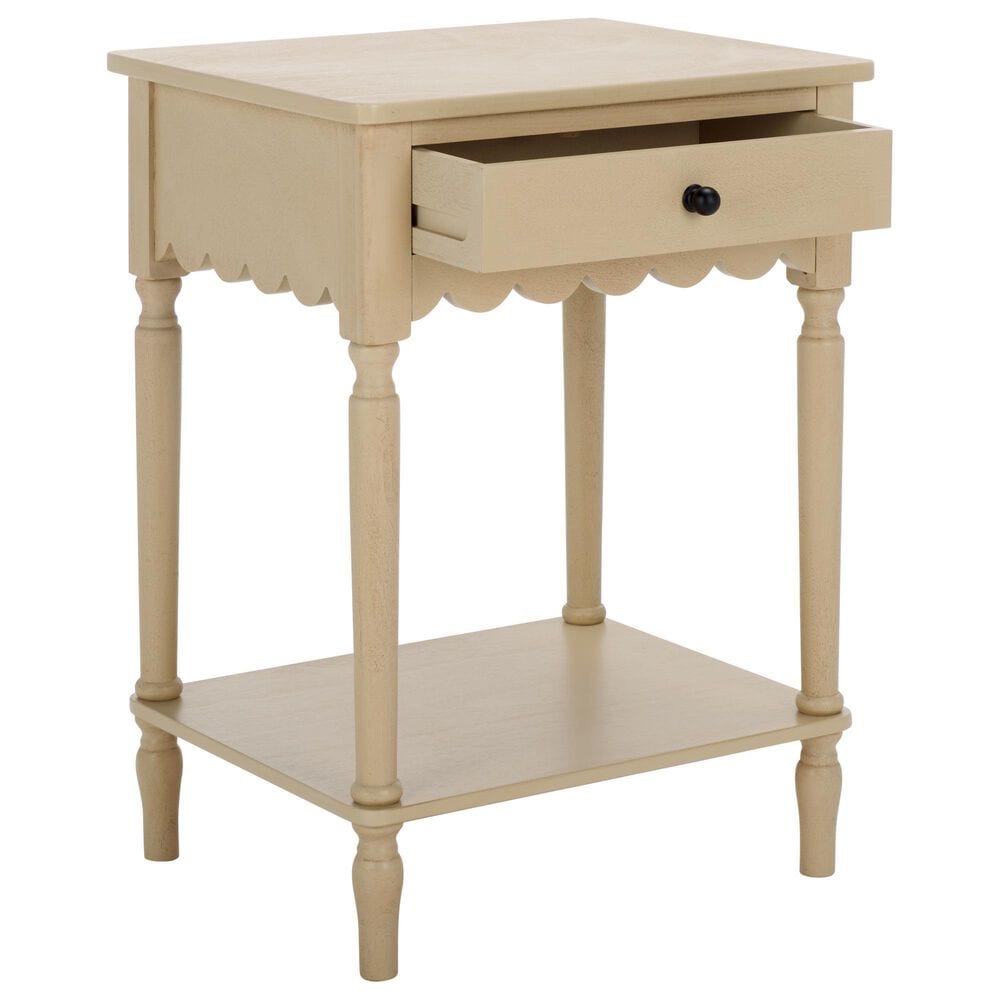 Safavieh Haven Top Drawer End Table in Natural, , large