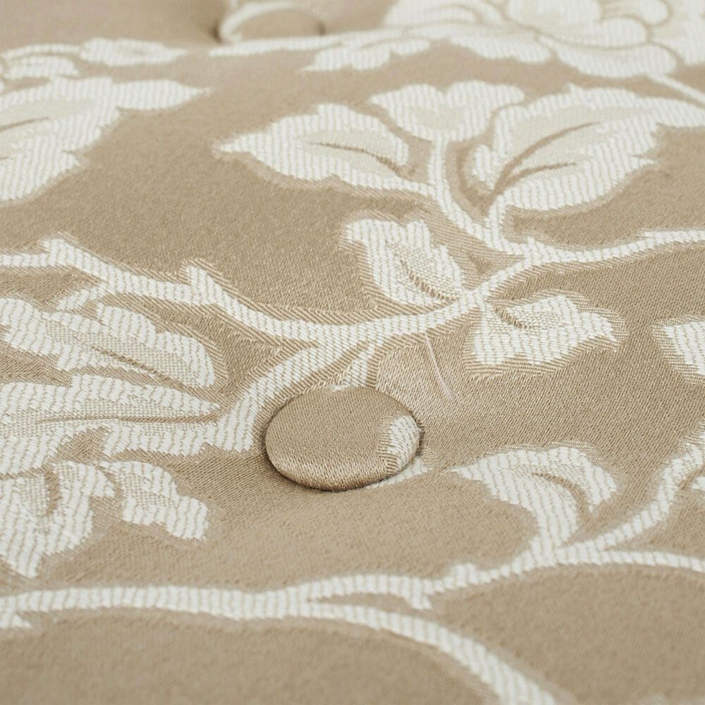 Jennifer Taylor Home Yolanda Standard Ottoman in Champagne Beige and Ivory, , large