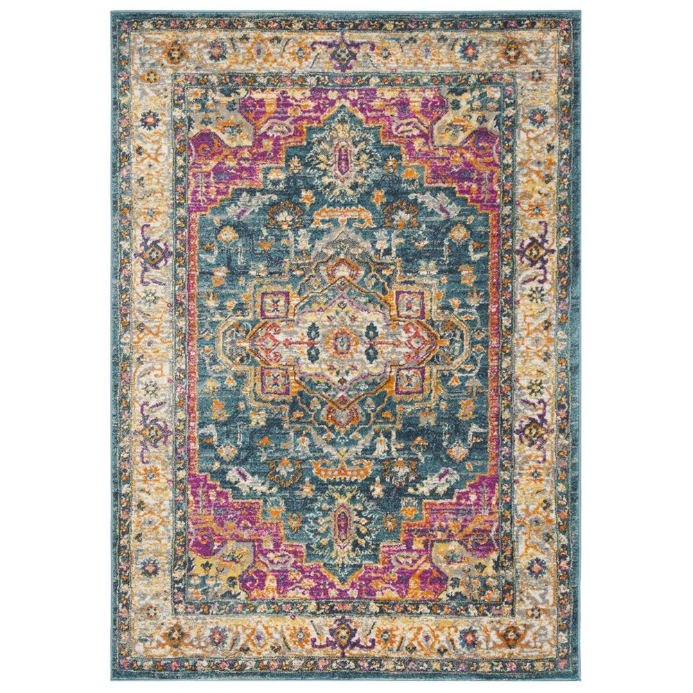 Safavieh Madison MAD202M 5"1" x 7"6" Blue Area Rug, , large