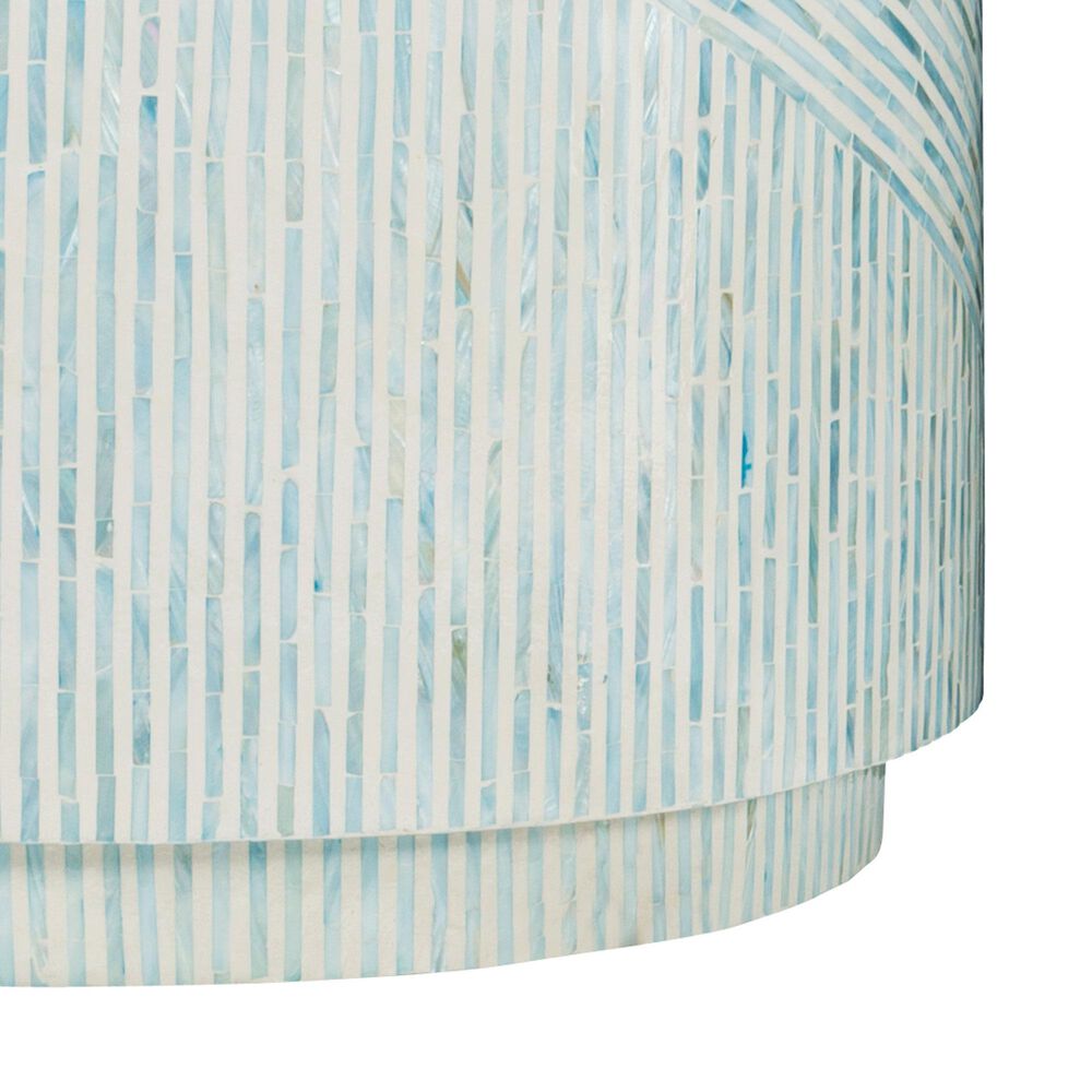 Linon Home Decor Perrin Coffee Table in Blue and Gray, , large