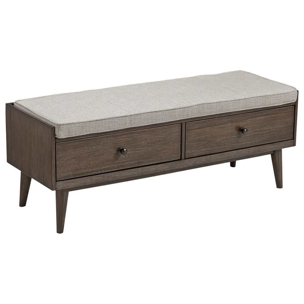 Signature Design by Ashley Chetfield Storage Bench in Warm Brown, , large