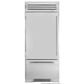 True Residential 22.1 Cu. Ft. Bottom Freezer Refrigerator with Left Hinge and Solid Door in Stainless Steel, , large
