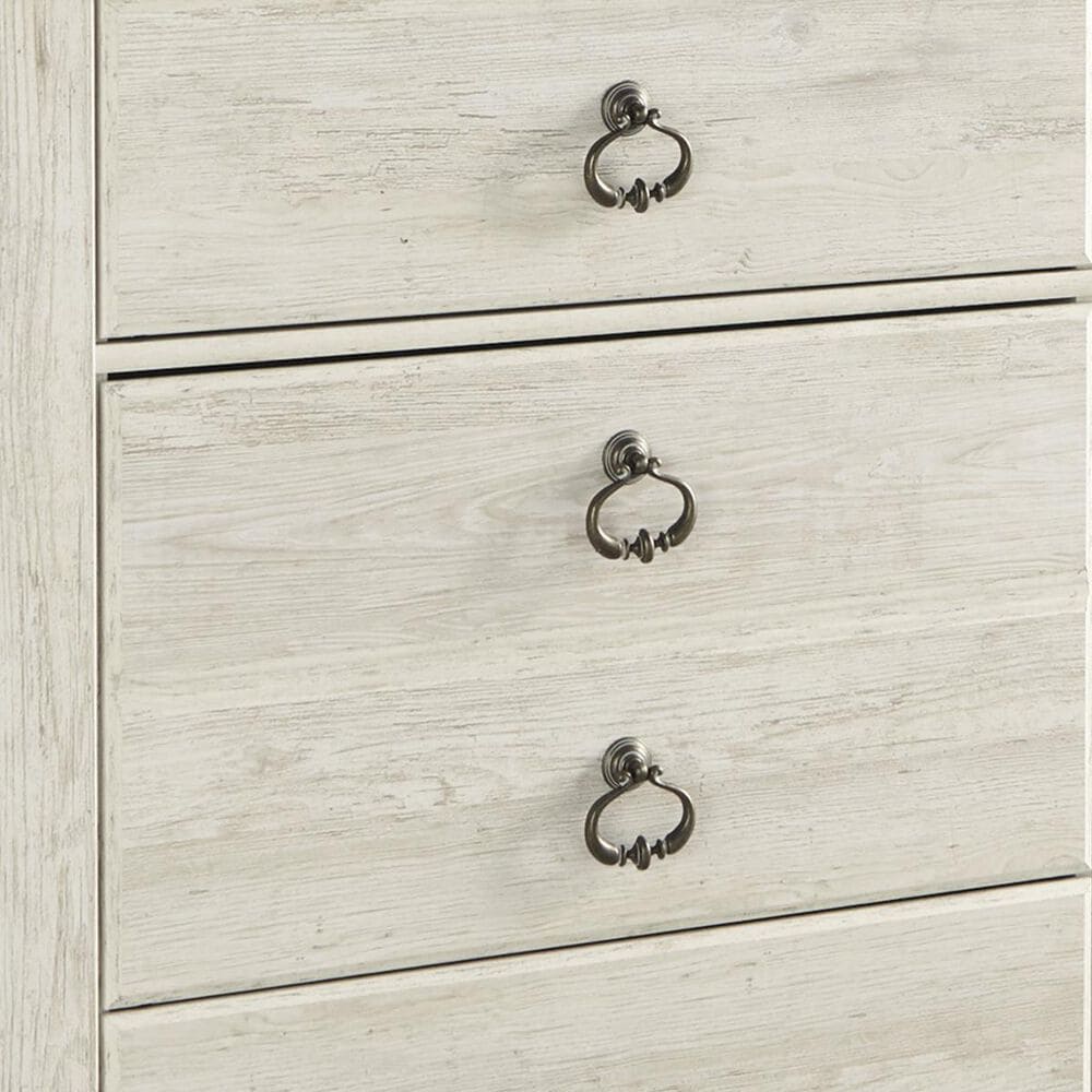 Ashley Willowton 4 Piece King Bedroom Set in Whitewash, , large