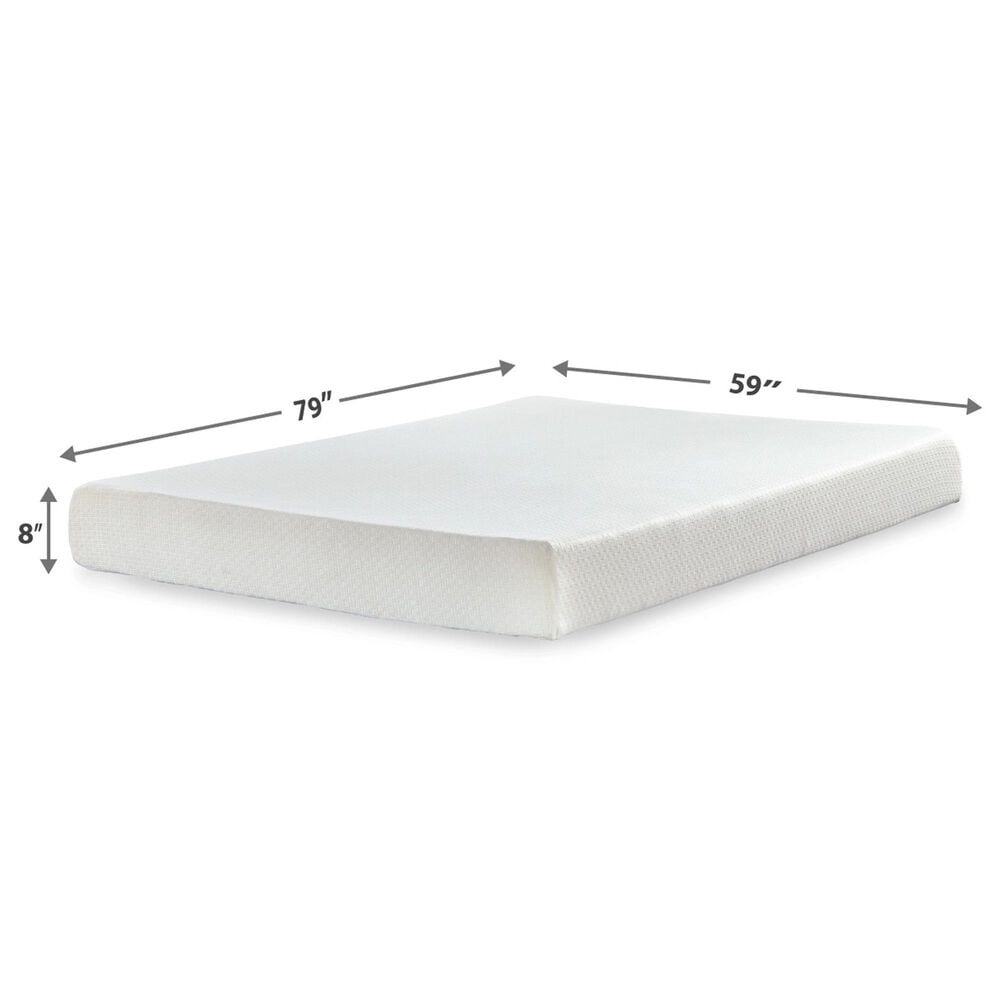 Ashley Chime 8" Memory Foam Medium Queen Mattress, , large