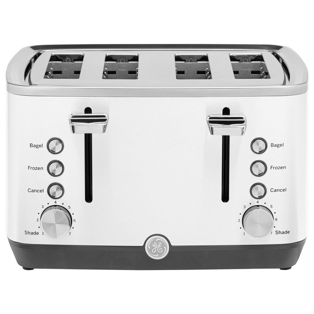 GE Appliances 4-Slice Toaster in White, , large