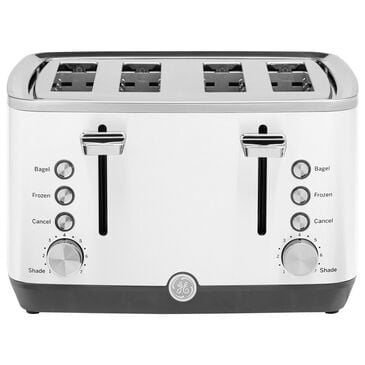GE Appliances 4-Slice Toaster in White, , large