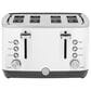 GE Appliances 4-Slice Toaster in White, , large
