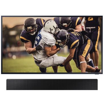 Samsung 55" Class The Terrace Outdoor QLED 4K UHD HDR Smart TV with 3.0 Channel Soundbar in Black, , large