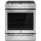 JennAir 6.8 Cu. Ft. Slide-In Dual Fuel Range in Stainless Steel and Black, , large