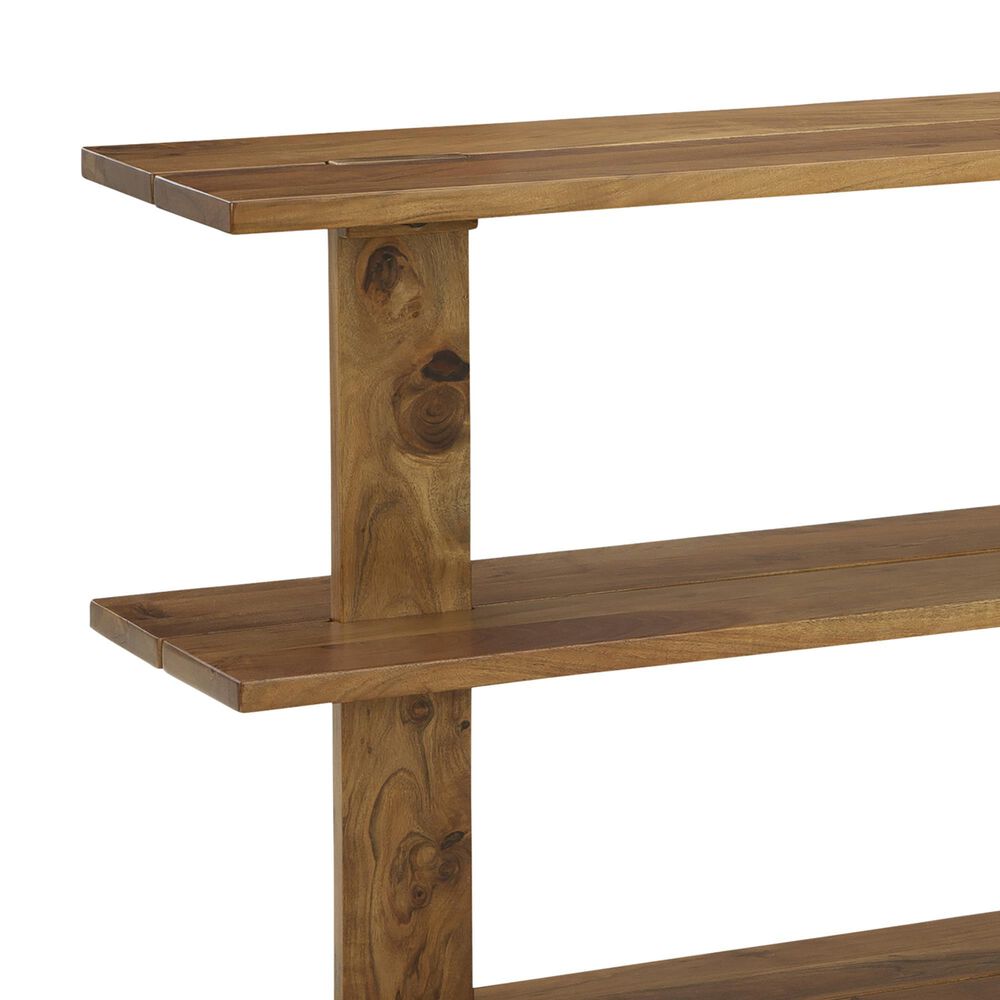 Ashley Fayemour Console Sofa Table in Warm Honey Brown, , large