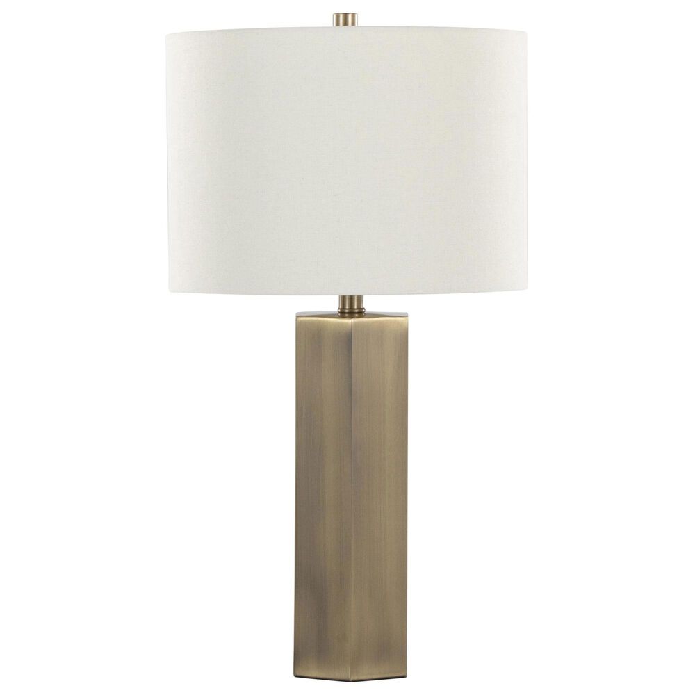 Grandview Gallery Huit Metal Table Lamp in Antique Brass, , large