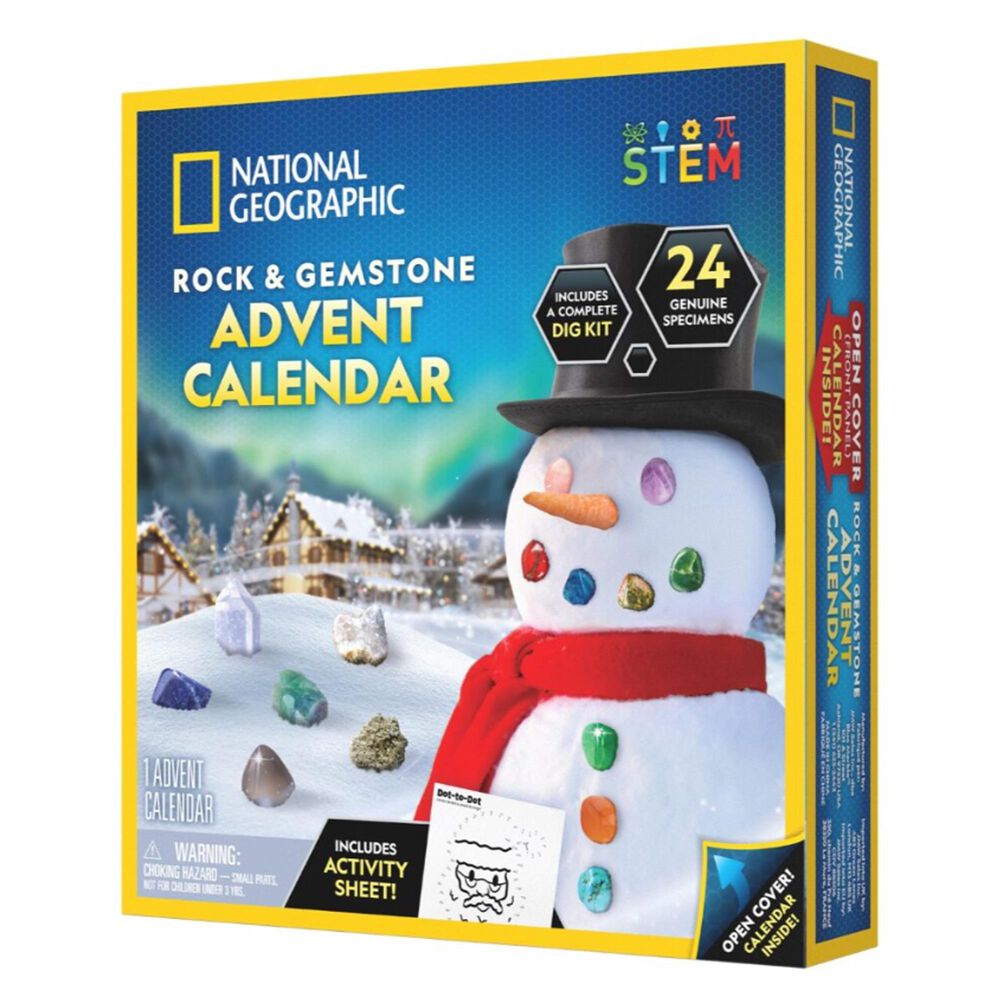 National Geographic Rocks and Gemstones Advent Calendar, , large