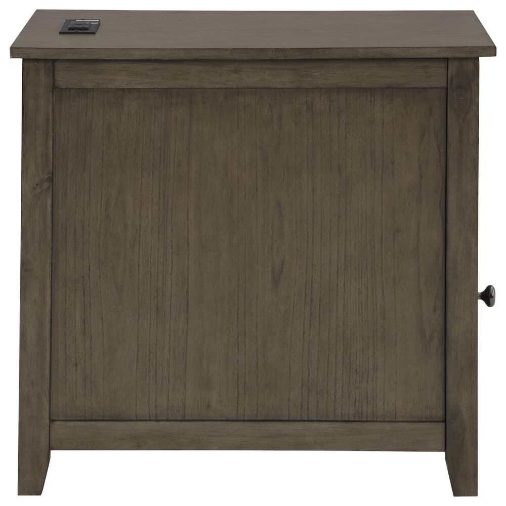 Ashley Treytown Chairside End Table in Grayish Brown, , large