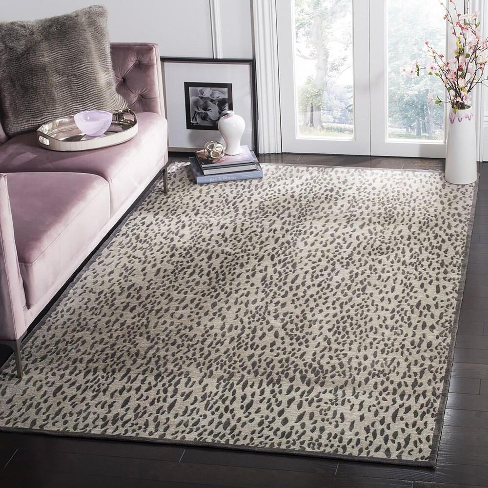 Safavieh Marbella MRB657E 4&#39; x 6&#39; Dark Grey and Light Grey Area Rug, , large