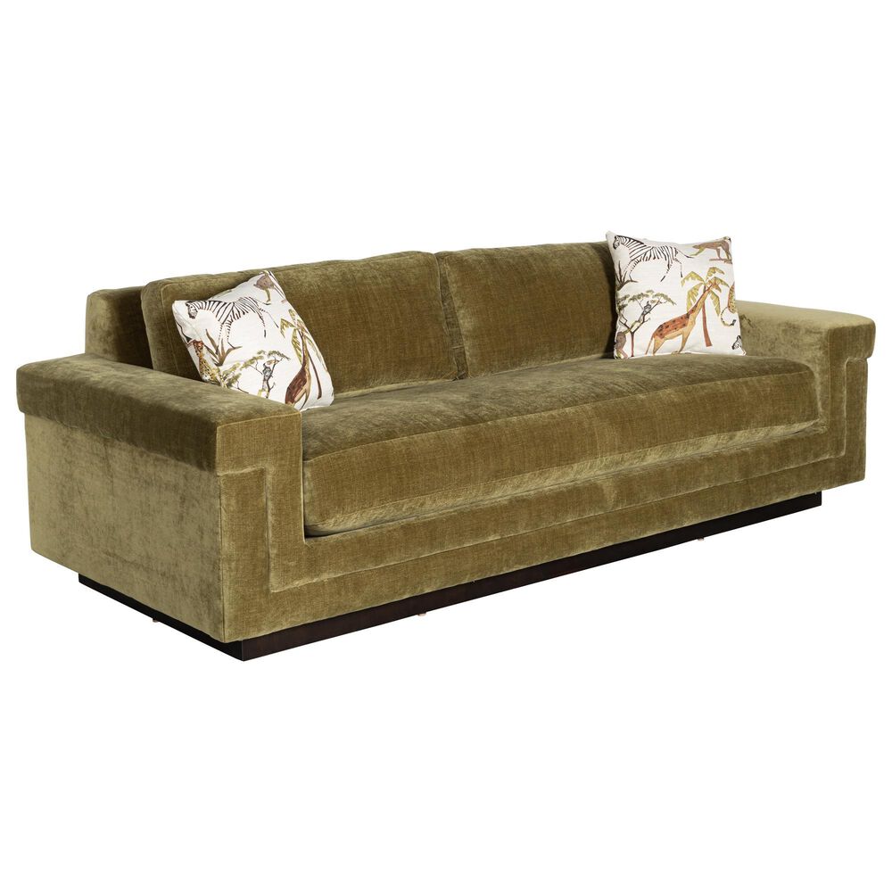 Artistica Home Lauren Stationary Sofa in Green, , large