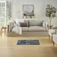 Nourison Garden Oasis GOA02 Navy 2" x 3" Indoor/Outdoor Area Rug, , large