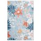Safavieh Cabana CBN454J 9" x 12" Aqua and Rust Indoor/Outdoor Area Performance Rug, , large