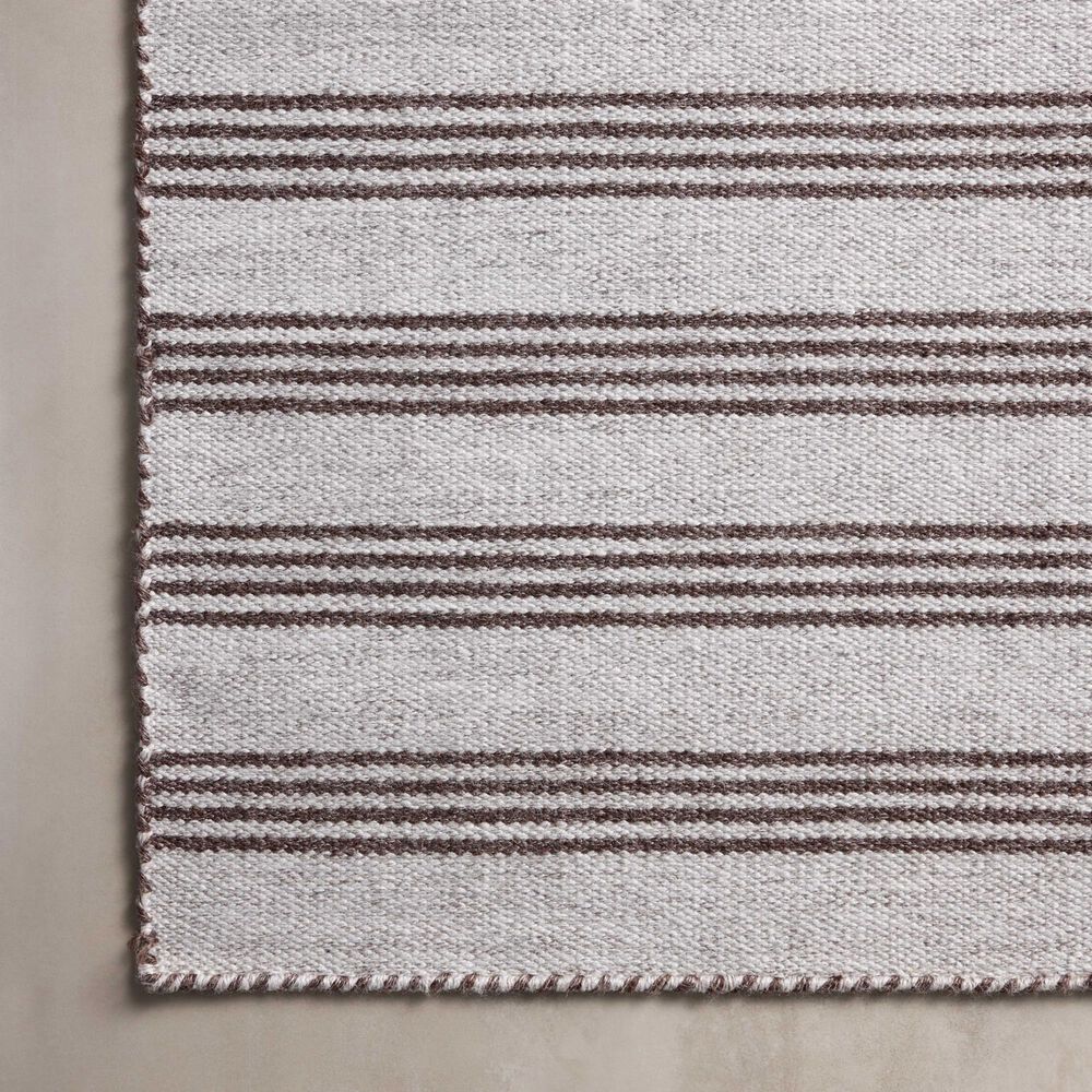 Magnolia Home Charlie Silver and Bark 2&#39;3&quot; x 3&#39;9&quot; Indoor/Outdoor Area Rug, , large
