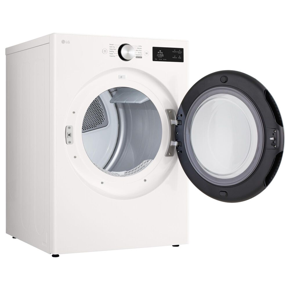LG 7.4 Cu. Ft. Smart Front Load Electric Dryer with AI Sensor Dry in Alphine White, , large