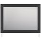 Ashley Vertani Bedroom Mirror in Matte Black, , large