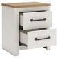 Ashley Linnocreek 5-Piece Queen Bedroom Set in White and Warm Brown, , large