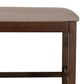 Linon Home Decor Spiva Counter Backless Bench in Brown, , large