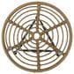 Hearth and Haven Orlando Round Patio Side Table in Light Brown and Polished Black, , large