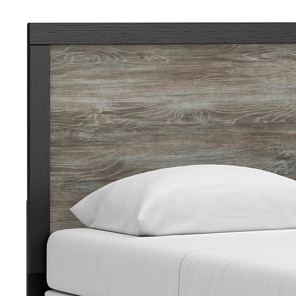 Ashley Broachmyn Queen Panel Bed in Black and Gray , , large