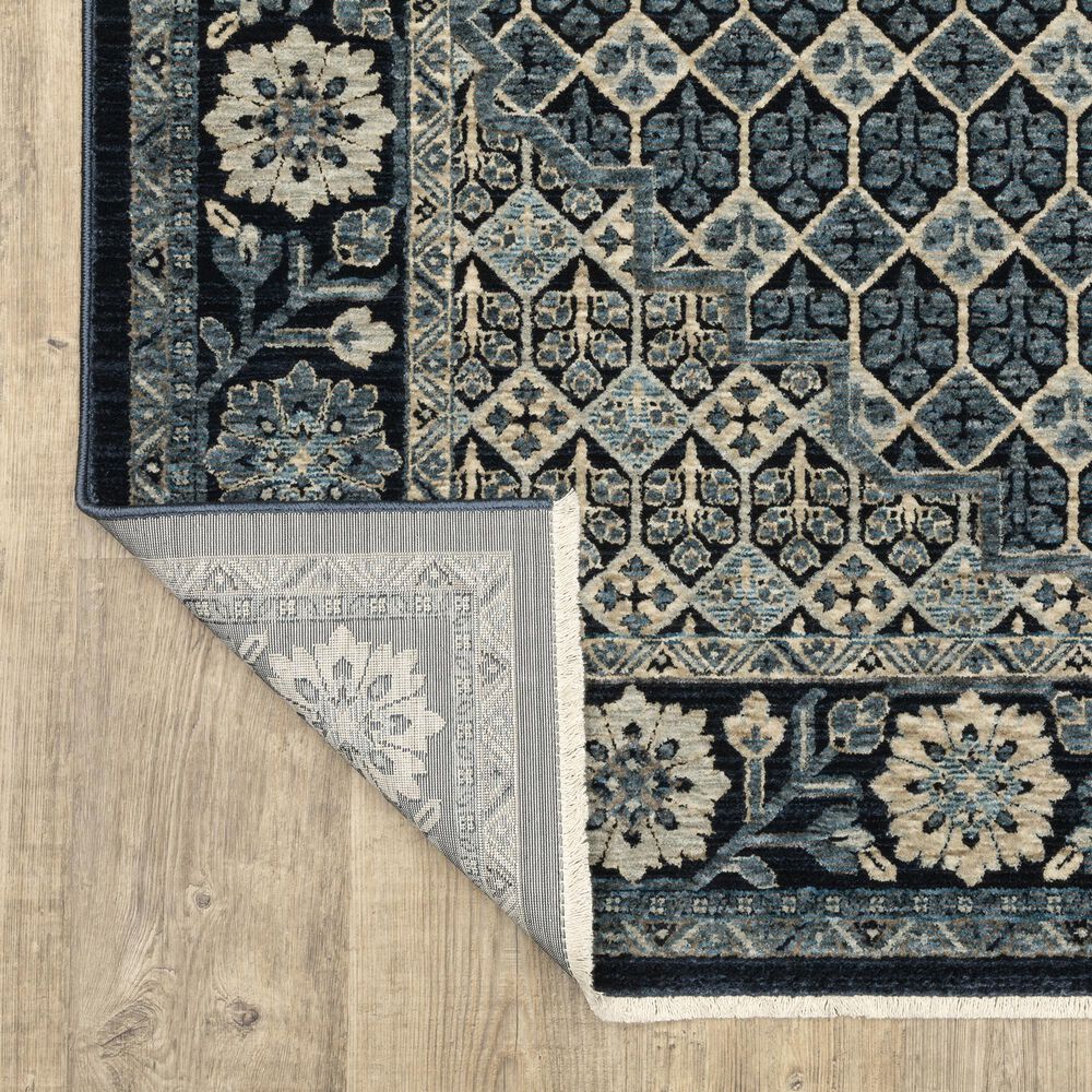 Oriental Weavers Capella Blue and Ivory 7&#39;10&quot; x 10&#39;10&quot; Area Rug, , large