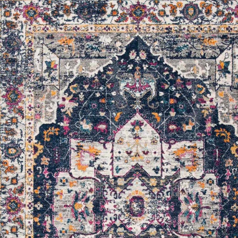 Safavieh Evoke EVK275N 2&#39;2&quot; x 7&#39; Navy and Grey Runner, , large