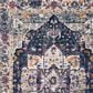 Safavieh Evoke EVK275N 2"2" x 7" Navy and Grey Runner, , large