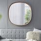 A&B Home Wayne 43" Curved Accent Wall Mirror in Brown, , large