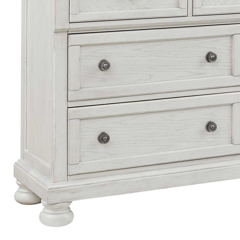 Ashley Robbinsdale 4-Piece Queen Storage Bedroom Set in Antique White, , large