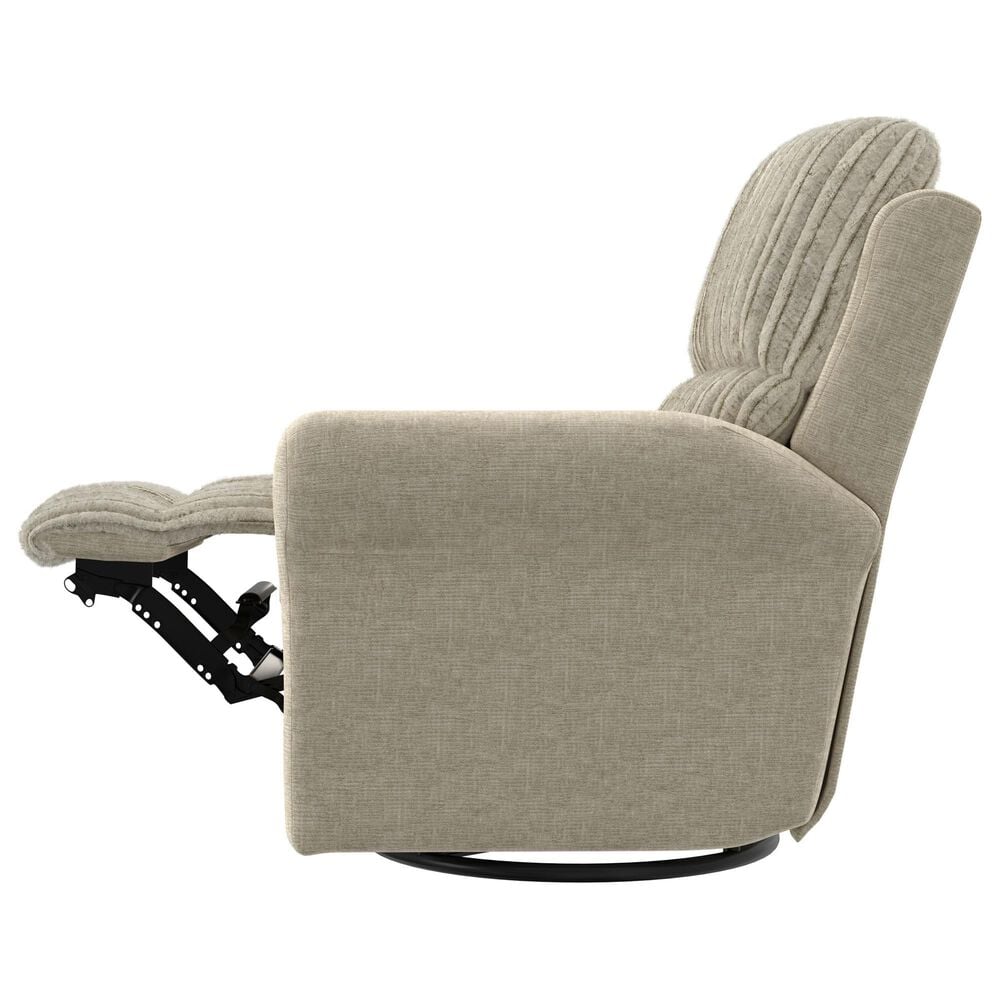 Catnapper Foxy Swivel Glider Recliner in Porcelain, , large