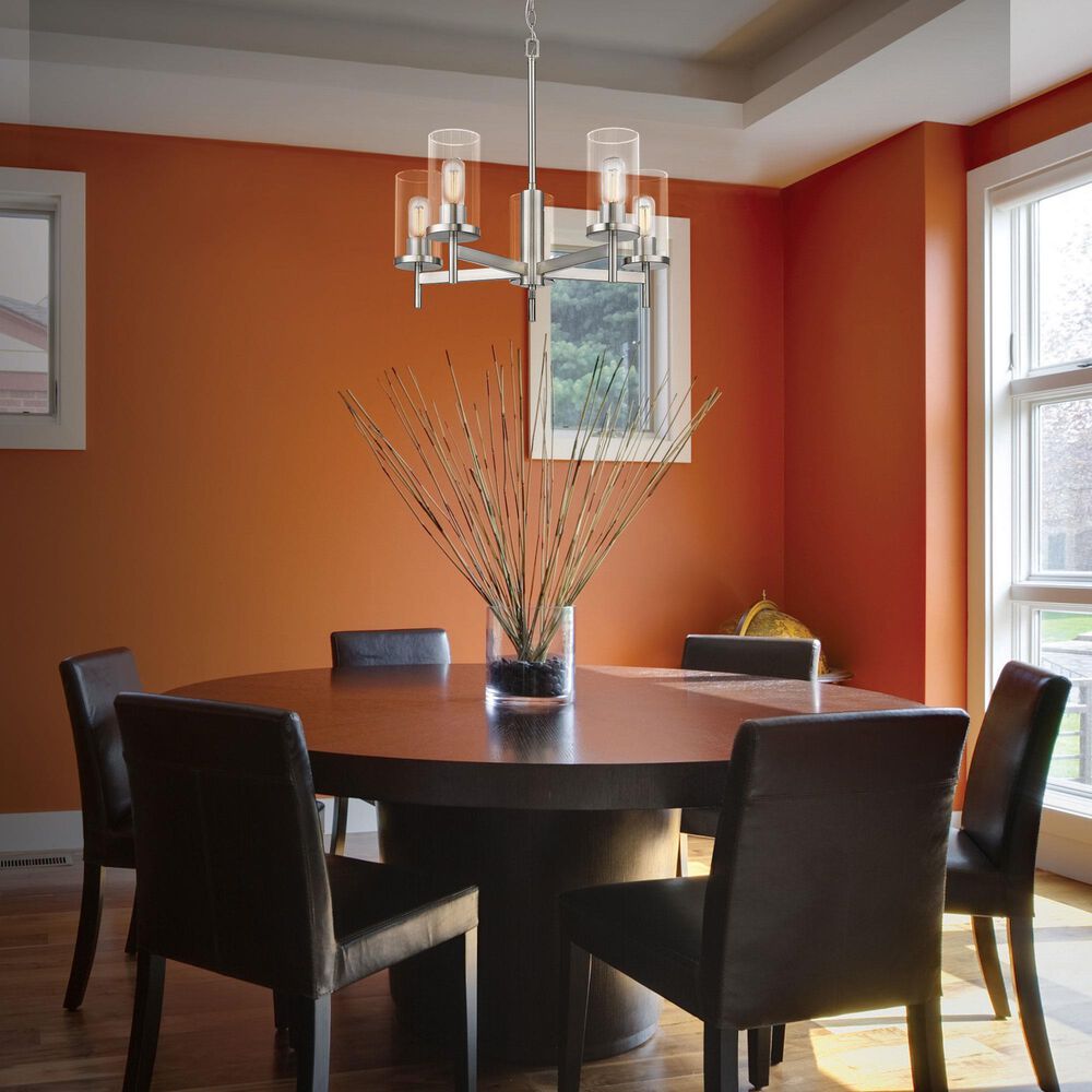 Golden Lighting Winslett 5-Light Chandelier in Pewter, , large