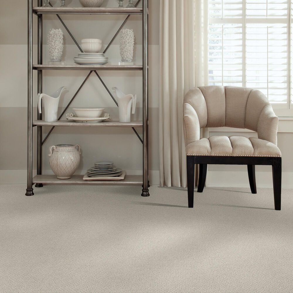 Shaw Detailed Statement Loop Carpet in Natural, , large