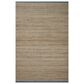 Angela Rose Colton 2" x 3" Natural and Navy Area Rug, , large