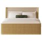 Mayberry Hill Sylvie 4 Piece Queen Upholstered Panel Bedroom Set in Natural, , large