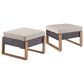 Sunwell Garden Patio Ottoman in Beige (Set of 2), , large
