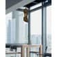 Cal Lighting Zamora 1-Light Pendant Celling Light in Smoky, , large