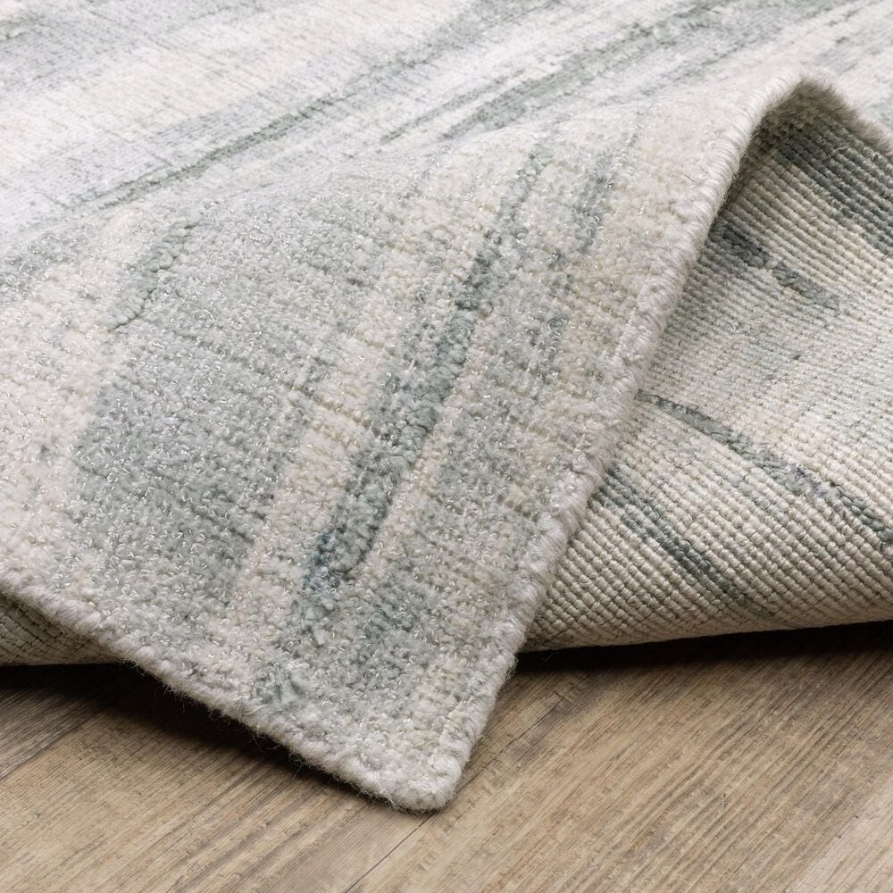 Oriental Weavers Clarke Green and Ivory 6&#39; x 9&#39;Area Rug, , large