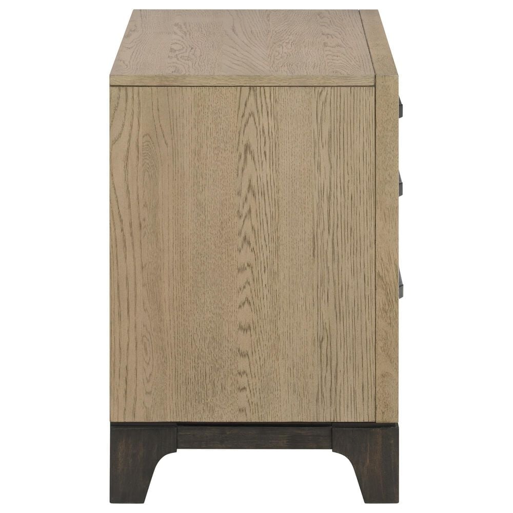 Emerald Home Furnishings Sutton Place 3-Drawer Nightstand in Caramel and Cocoa, , large